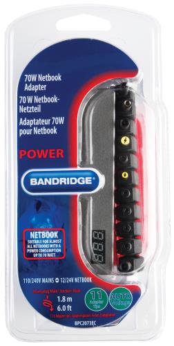 Bandridge BPC2073EC 70 W adapter voor netbooks