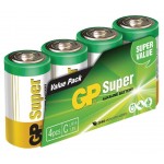 GP 03014AS4 Batterij alkaline C/LR14 1.5 V Super 4-foil
