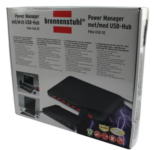 Brennenstuhl 1150050 Power manager PMA USB 6 socket