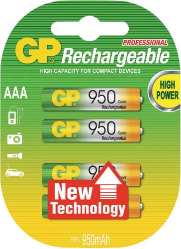 GP 120100AAAHCC4 Batterij NiMH AAA/LR03 1.2 V 950 mAh 4-blister
