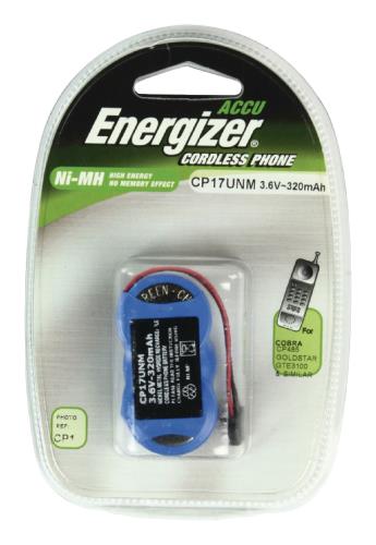 Energizer CP17UNM Batterijpack DECT telefoons NiMH 3.6 V 320 mAh