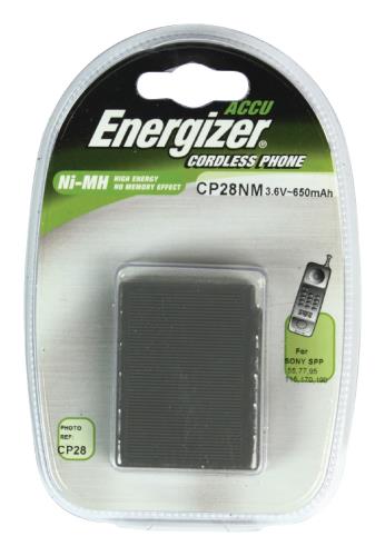 Energizer CP28NM Batterijpack DECT telefoons NiMH 3.6 V 650 mAh