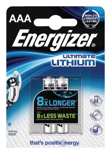 Energizer 635225 Ultimate lithium batterijen FR3 2-blister