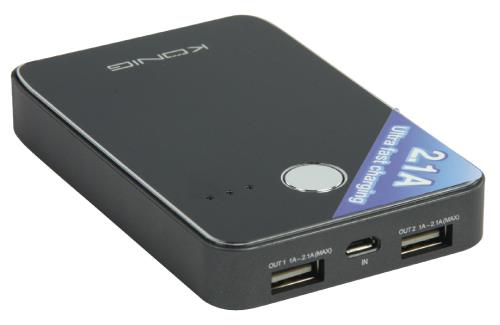 König KN-PBANK7000 Draagbare USB Power Bank 7000 mAh