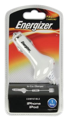 Energizer LCHECCCIP6 Energizer autolader voor Apple 1A