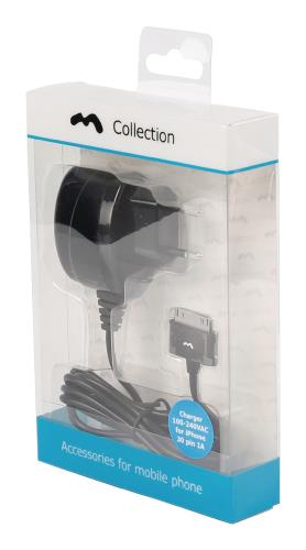 M-Collection M-84258 Charger 100-240V for iPhone 4/4S/3GS/3G 30-pin