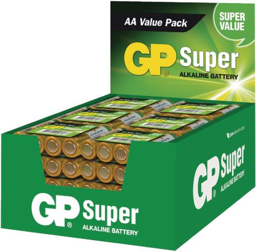 GP 03015AS Batterij alkaline AA/LR6 1.5 V Super display 48x 4-foil