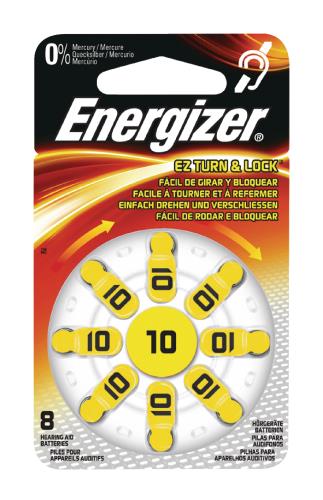 Energizer ENZINCAIR10-8P Hoortoestelbatterijen ZA10 8-blister