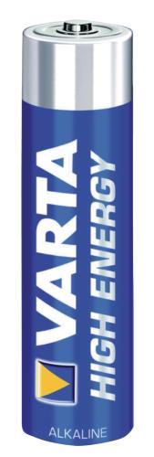 Varta 4903.121.412 Batterij alkaline AAA/LR03 1.5 V High Energy 4-blister
