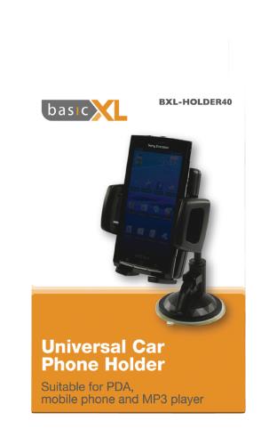 basicXL BXL-HOLDER40 Universele 3-in-1 autohouder