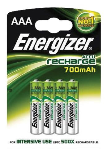 Energizer 638626 Battery NiMH AAA/LR03 1.2 V 700mAh PowerPlus 4-blister