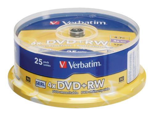 Verbatim 43489 DVD+RW Matt Silver