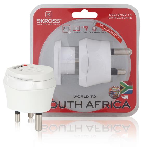 Skross 1.500202 Combo wereldadapter voor Zuid-Afrika