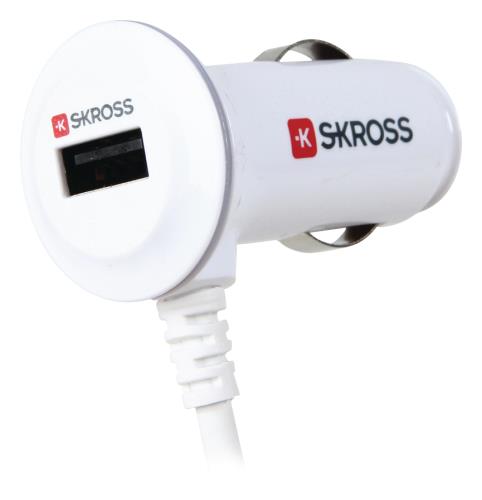 Skross 2.900612 Midget PLUS met lightning-connector USB auto-oplader