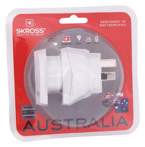 Skross 1.500210 Combo-adapter wereld naar Australië/China