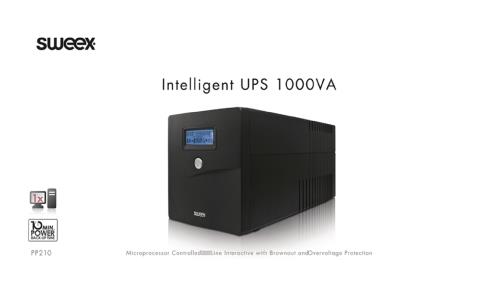 Sweex PP210 Sweex Intelligente UPS 1000 VA