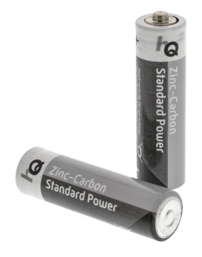 HQ HQR6/4SP Zink-koolstof AA-batterij shrink pack 4 stuks
