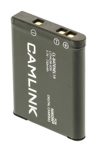Camlink CL-BATENEL19 Oplaadbare accu voor digitale camera's 3.7 V 730 mAh