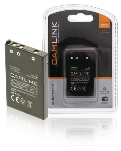 Camlink CL-BATENEL5 Oplaadbare accu voor digitale camera's 3.7 V 1290 mAh