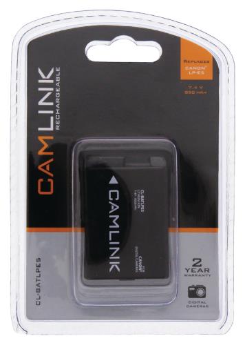 Camlink CL-BATLPE5 Oplaadbare accu voor digitale camera's 7.4 V 850 mAh