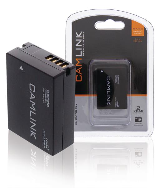Camlink CL-BATNB10L Oplaadbare accu voor digitale camera's 7.4 V 990 mAh