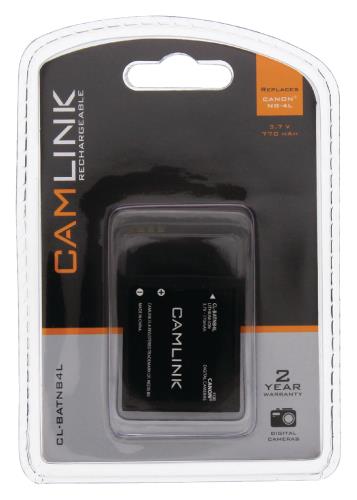 Camlink CL-BATNB4L Oplaadbare accu voor digitale camera's 3.7 V 770 mAh