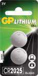 GP 0602025C2 Lithium button cell CR2025 2-BLIS