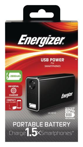 Energizer UE2810BK2 Powerbank 2800MAH black