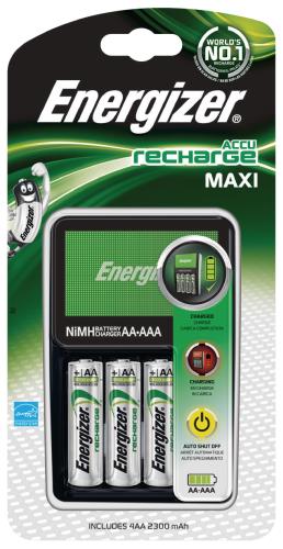 Energizer 638591 Maxi charger + 4 AA 2300 mAh