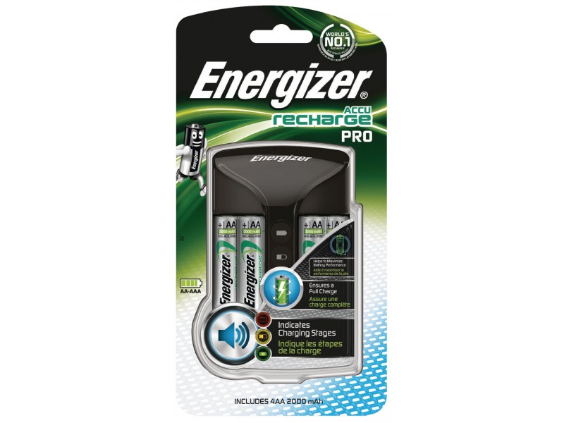 Energizer 639837 Pro charger + 4 AA 2000 mAh