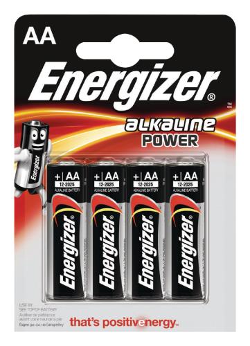 Energizer E300132900 Power alkaline AA/LR6 4-blister