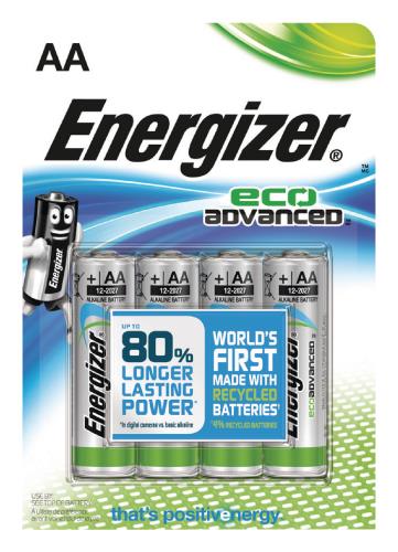Energizer 53541071600 Eco Advanced alkaline AA/LR6 4-blister