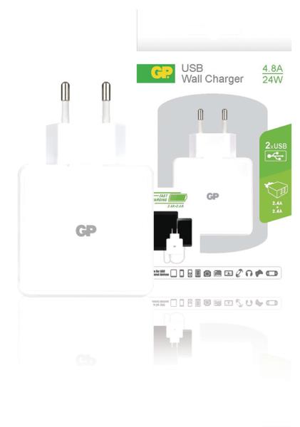 GP 150GPACEWA41B01 USB lader 4.8 A