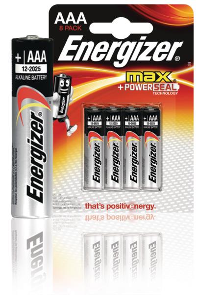 Energizer 53541022800 Max alkaline AAA/LR03 8-blister