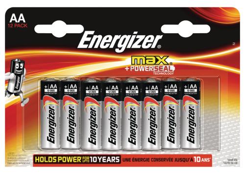 Energizer 53541025900 Max alkaline AA/LR6 12-blister