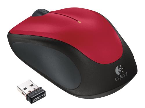 Logitech 910-002497 M235 draadloze muis rood