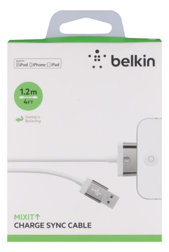 Belkin AV1028cw03-WHT Cable hooked jack 3.5mm white