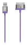 Belkin F8J041cw2M-PUR Cable sync / charg 30 pin 2m 2.1 amp purple