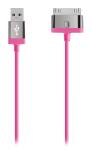 Belkin F8J041cw2M-PNK Cable sync / charg 30 pin 2m 2.1 amp pink