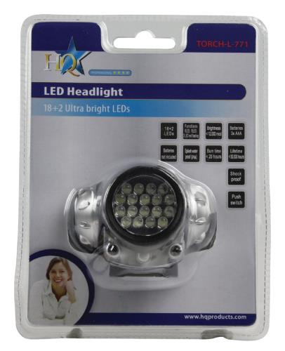 HQ TORCH-L-771 Ultra heldere LED hoofdlamp