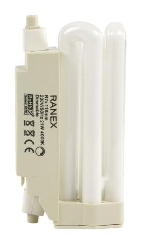 Ranex XQ0901 21 W dimbare spaarlamp R7S / 118 mm 21 W
