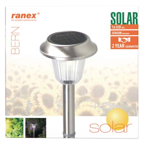 Ranex 5000.294 Solar LED tuinlicht met pin