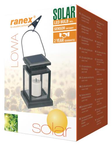 Ranex 5000.385 LED solar tuinlamp