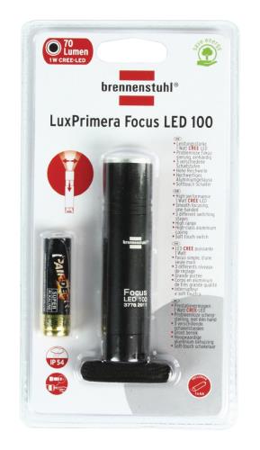Brennenstuhl 1178740 Lux pimera focus LED 100 1 W 100 lm