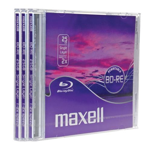 Maxell 276075         Blu-ray 2-speed 25 GB single layer Jewel Case