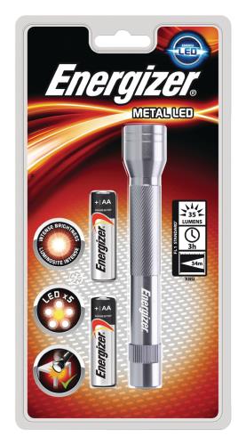 Energizer 634041 Value metalen zaklamp 2x AA