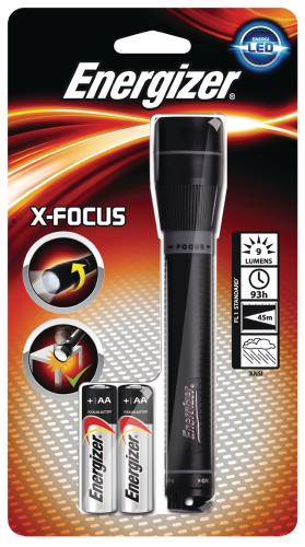 Energizer 634500 X-Focus metalen zaklamp 2x AA