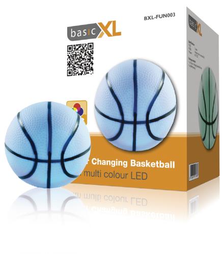 basicXL BXL-FUN003 LED basketballamp met kleurverandering