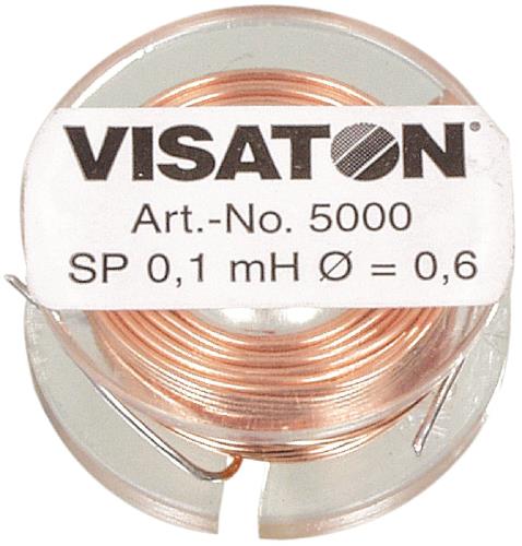 Visaton 5000 SP spoel 0,1 mH / 0.6 mm