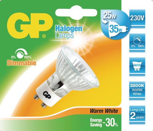 GP 054528-HLME1 Halogeenlamp reflector draai energiebesparend GU10 25 W